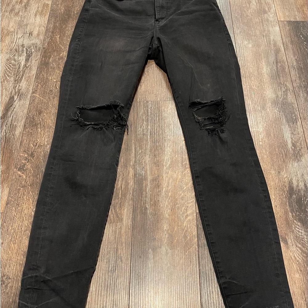 Good American Charcoal Denim Jeans